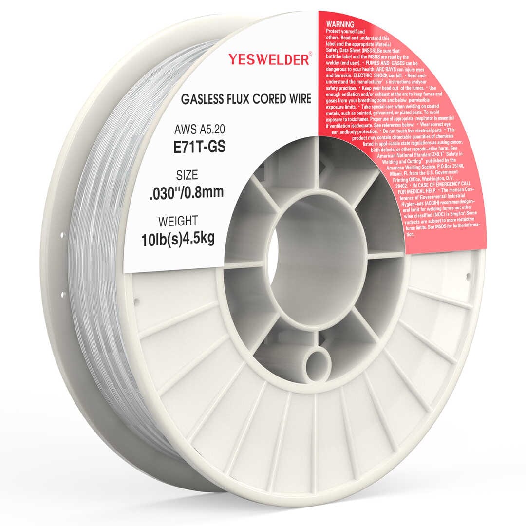 E71T-GS/10LB-0.8 .030" 10LB Spool Gasless Flux Core MIG Welding Wire