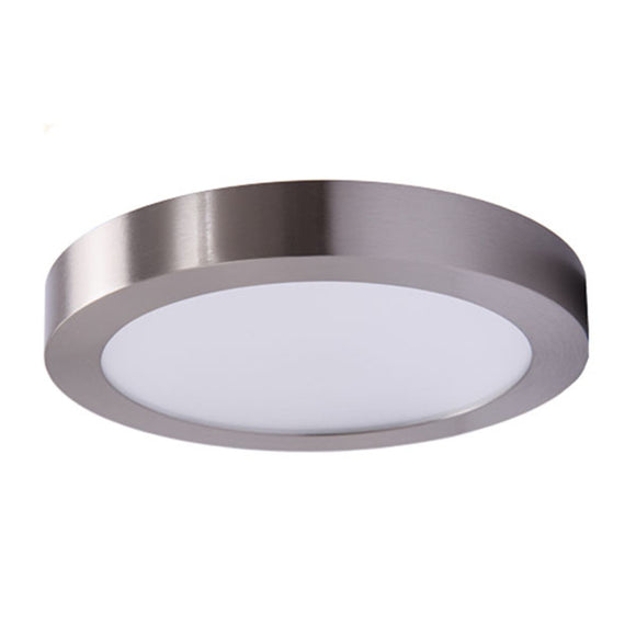 9" LED Downlight, 11,000 Lumens, Nickel Finish