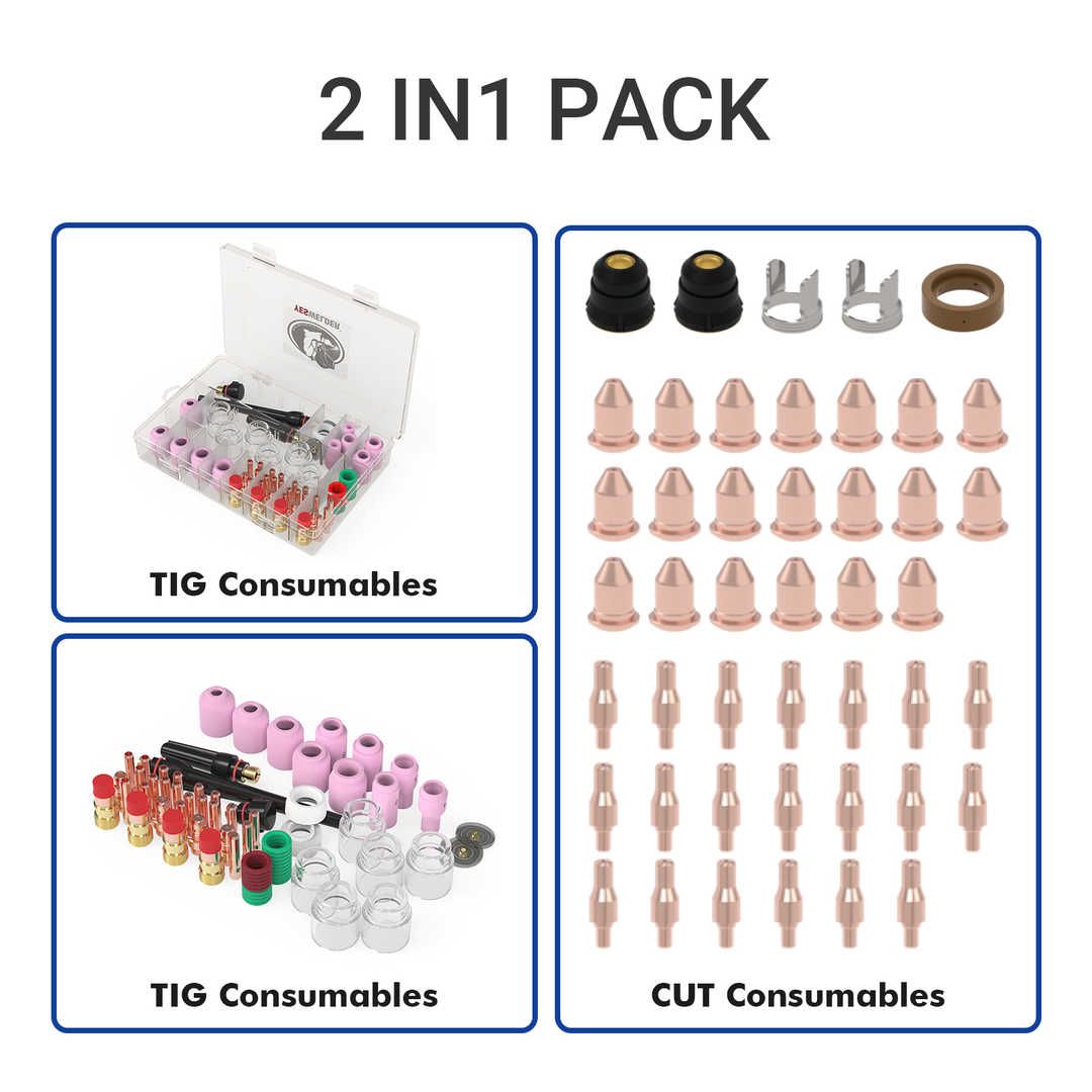 YesWelder  CT4571 2 in 1 CT2050 Consumables  Packs Welding & Cutting  Consumables