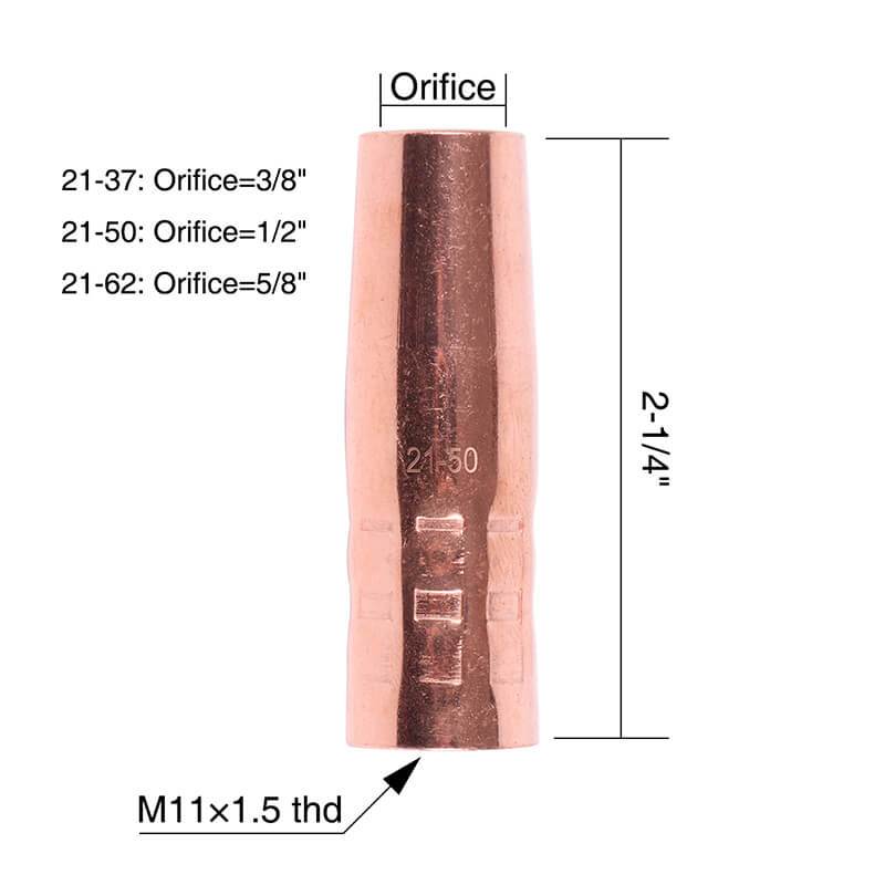 YW-100L Series Lincoln Magnum 100L  and Tweco Mini/#1 Replaceable MIG Welding Gun Consumables