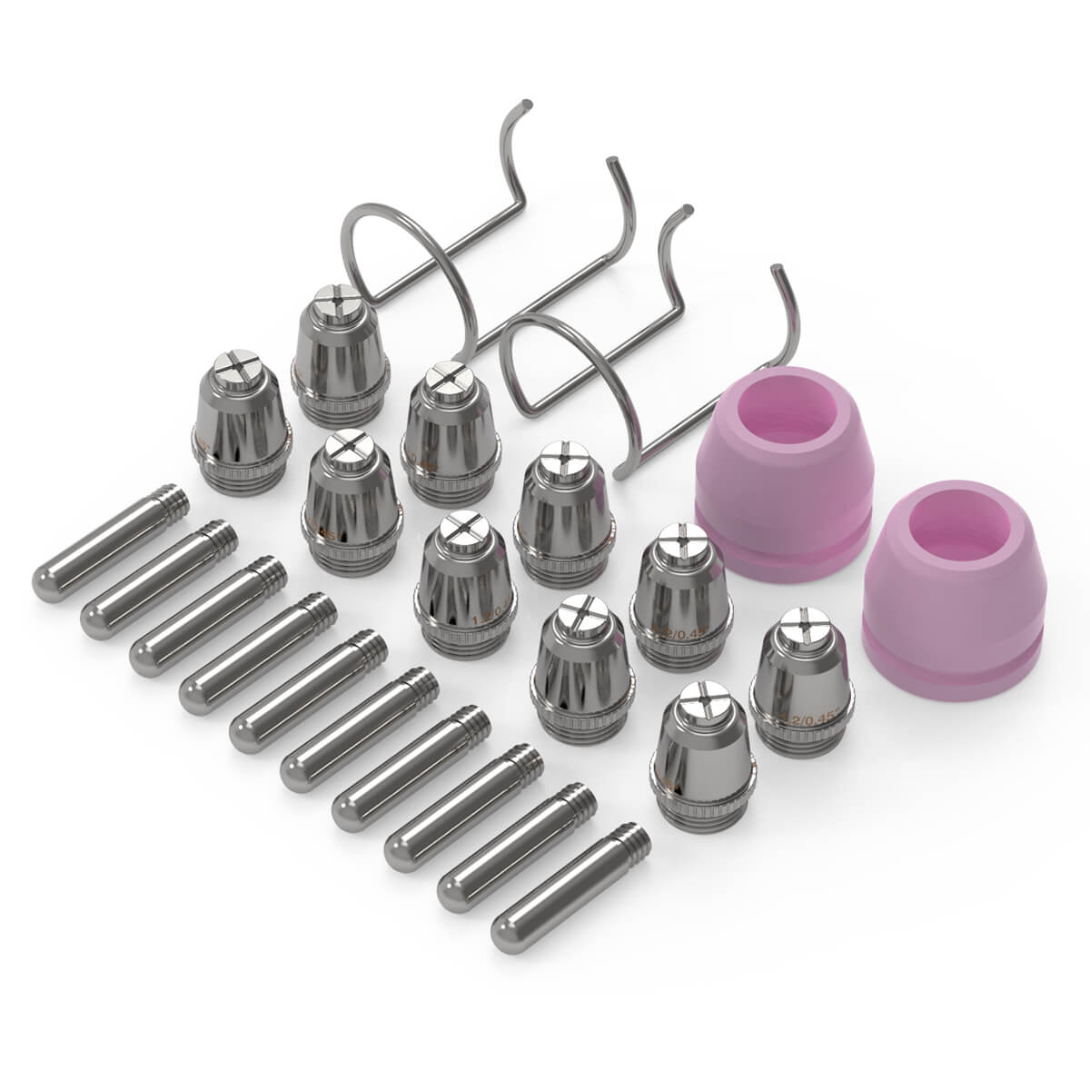 AG60 24 PCS Plasma Cutter Torch Consumables - 0