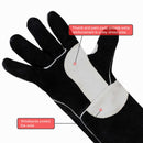 AP-1201-1 Heat-Resistant Fire-retardant Leather Welding Gloves-2
