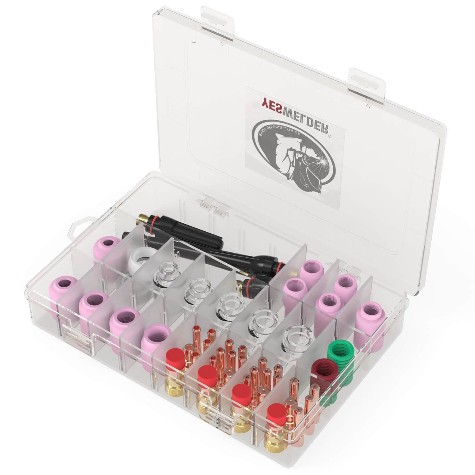 BPG35-68 68PCS WP-17/18/26 TIG Welding Torch Consumables
