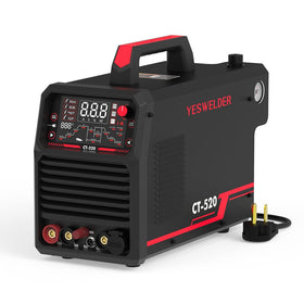 CT-520 Welder & Plasma Cutter | HF TIG, Pulse TIG, Stick, CUT | 200A Multi-Process Welding Machine
