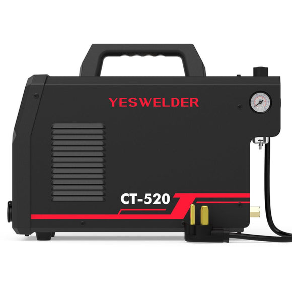 CT-520 Welder & Plasma Cutter | HF TIG, Pulse TIG, Stick, CUT | 200A Multi-Process Welding Machine
