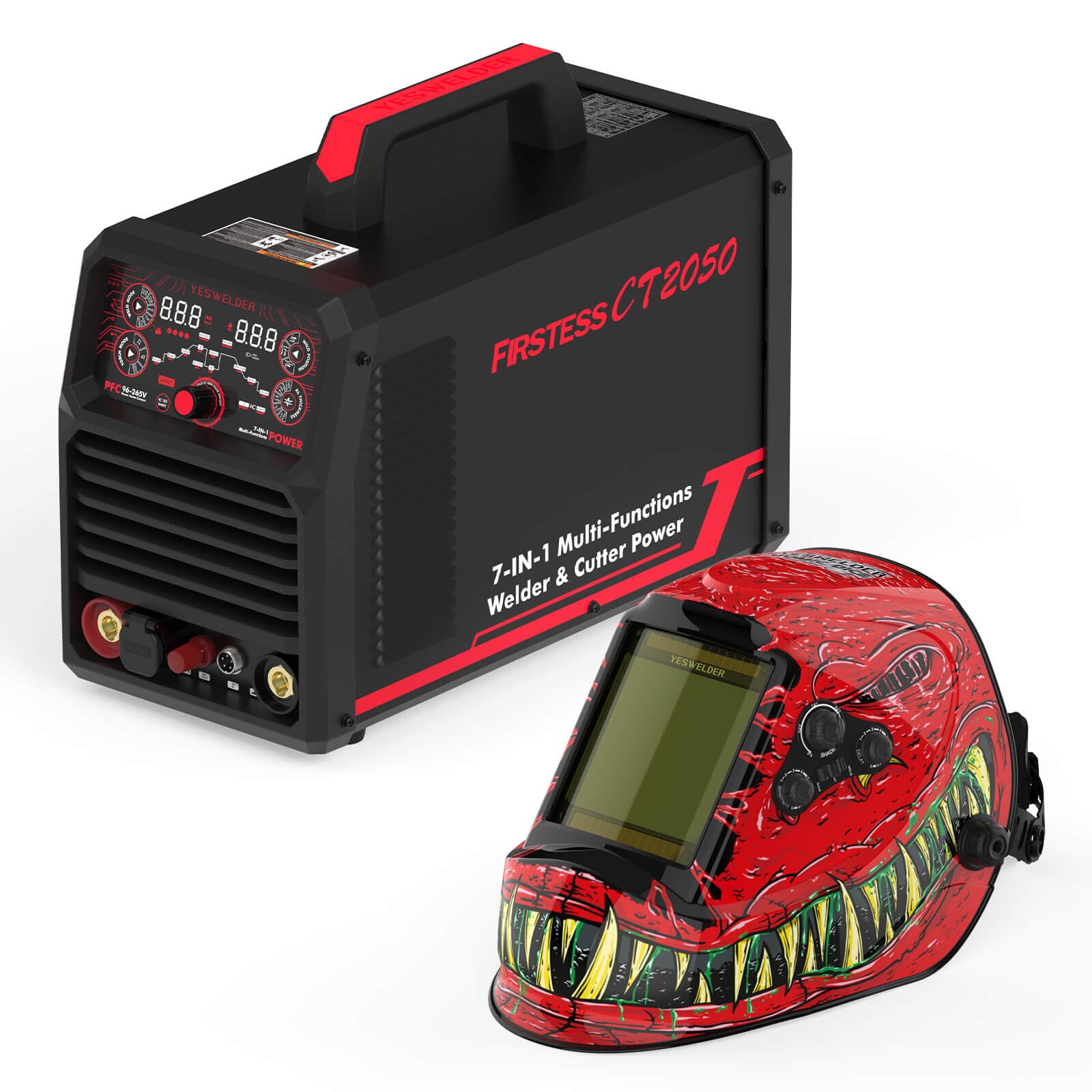 LYG-M800H-RH Rion Graphic Auto-Darkening Welding Helmet