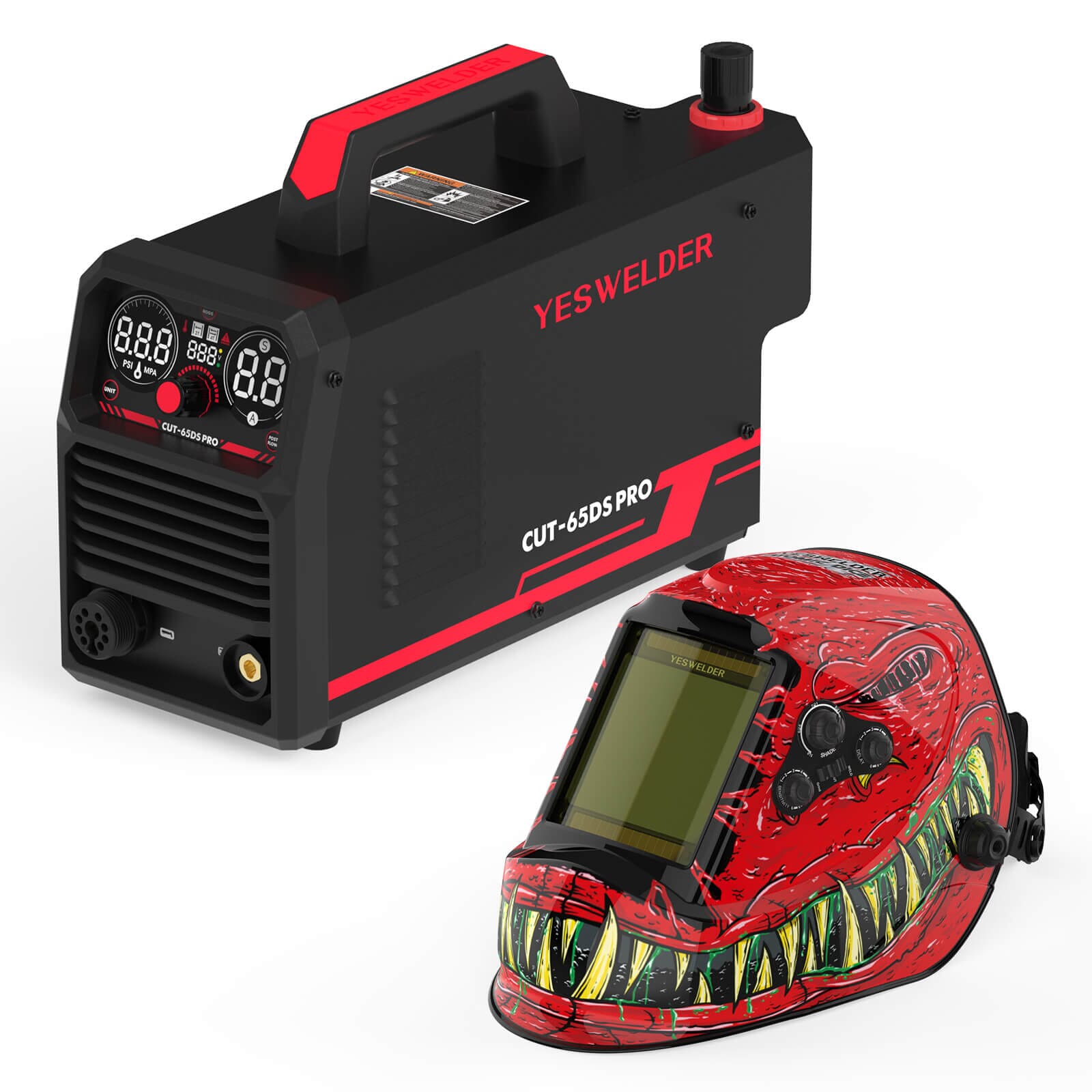 LYG-M800H-RH Rion Graphic Auto-Darkening Welding Helmet