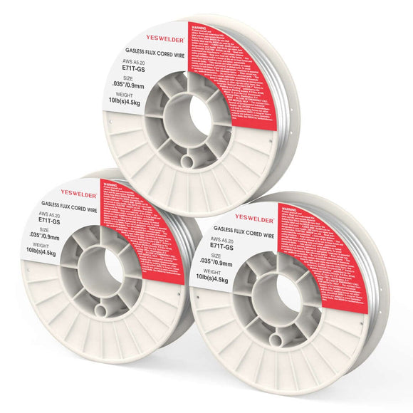 E71T-GS/10LB-0.9  .035" 10LB Spool Gasless Flux Core MIG Welding Wire