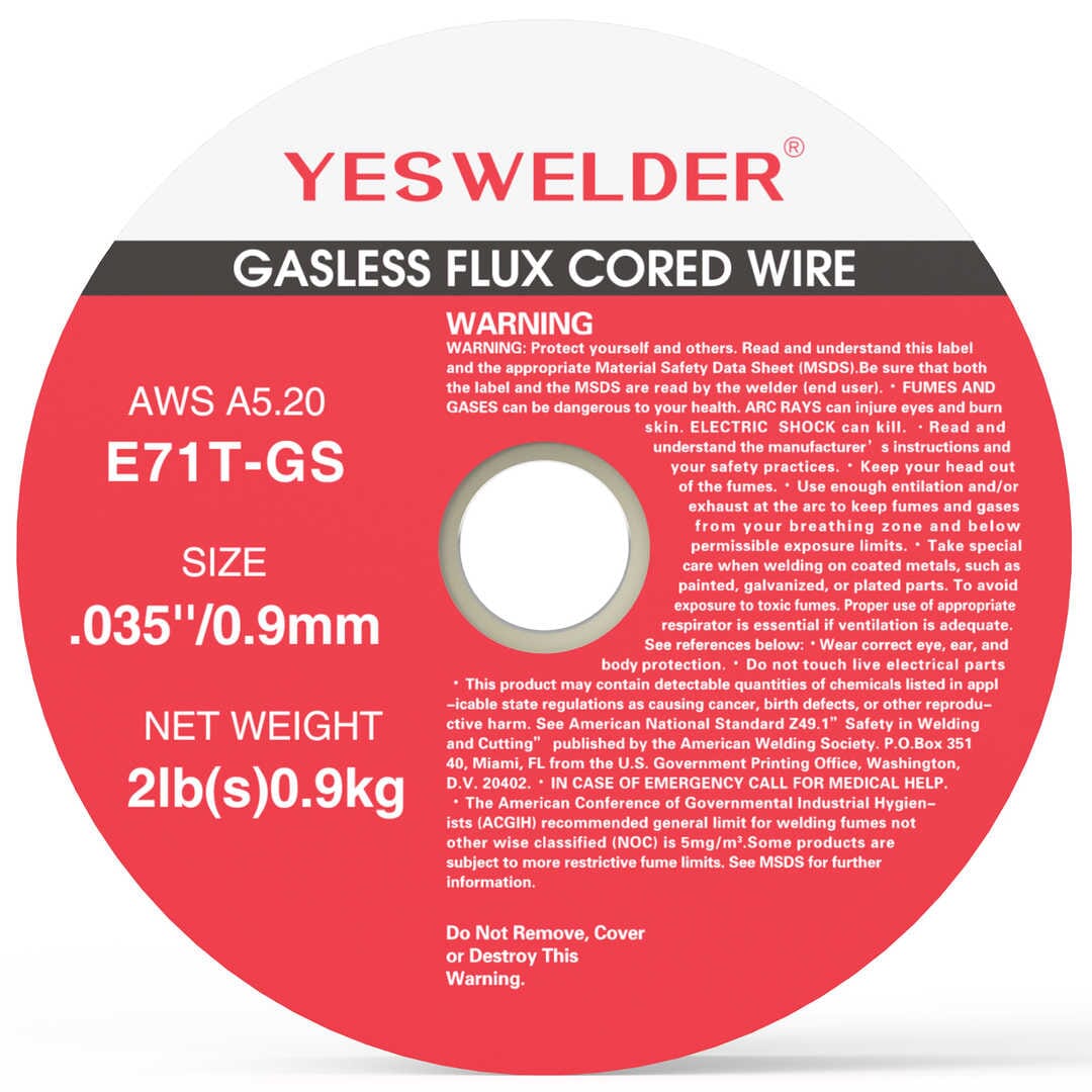 E71T-GS/2LB-0.9 2LB Spool .035" Gasless Flux Core MIG Welding Wire - 0