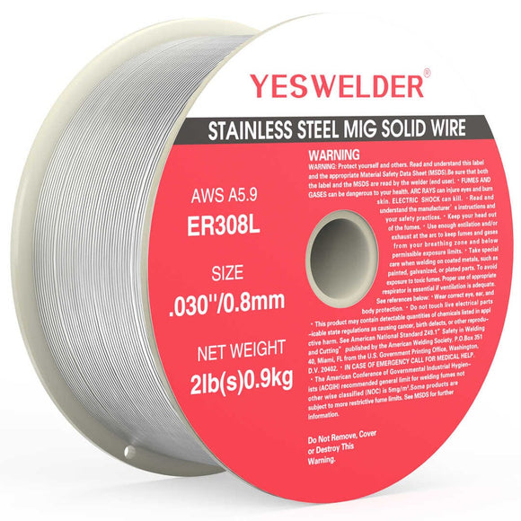 ER308L  2LB Spool Stainless Steel Solid MIG Welding Wire