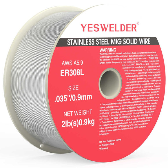 ER308L  2LB Spool Stainless Steel Solid MIG Welding Wire