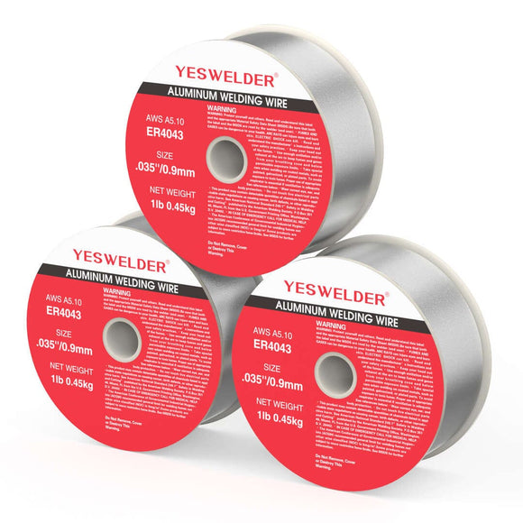 ER4043/1LB-0.9 1LB Spool .035" Silicon Aluminum MIG Welding Wire