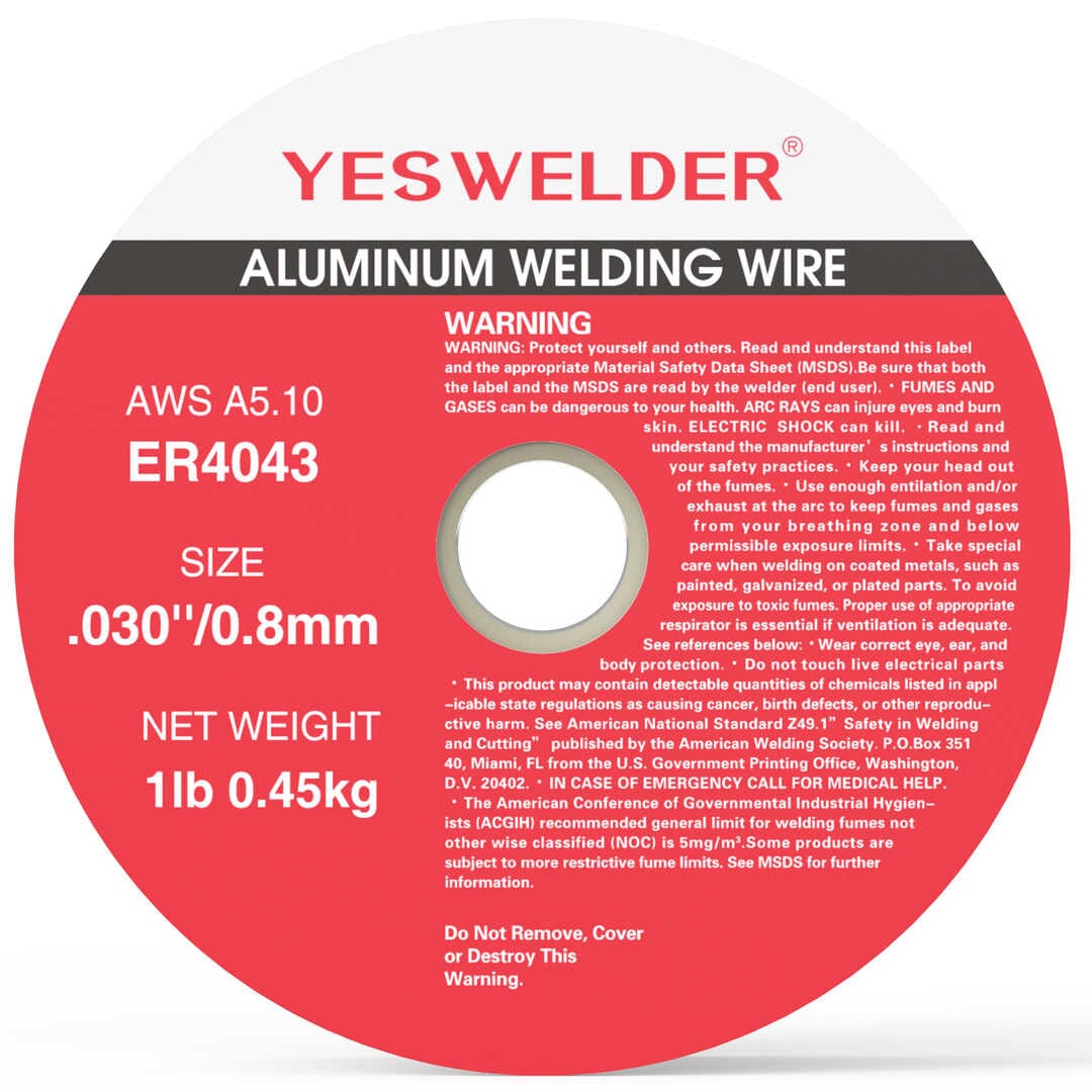 ER4043/1LB-0.8 1LB Spool .030" Silicon Aluminum MIG Welding Wire - 0