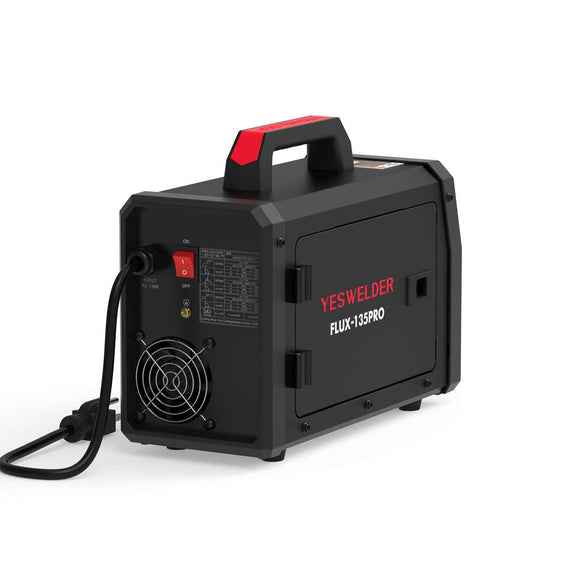 Flux-135-PRO 110V Digital Display Flux MIG/Lift TIG/Stick 3-in-1 Gasless MIG Welder