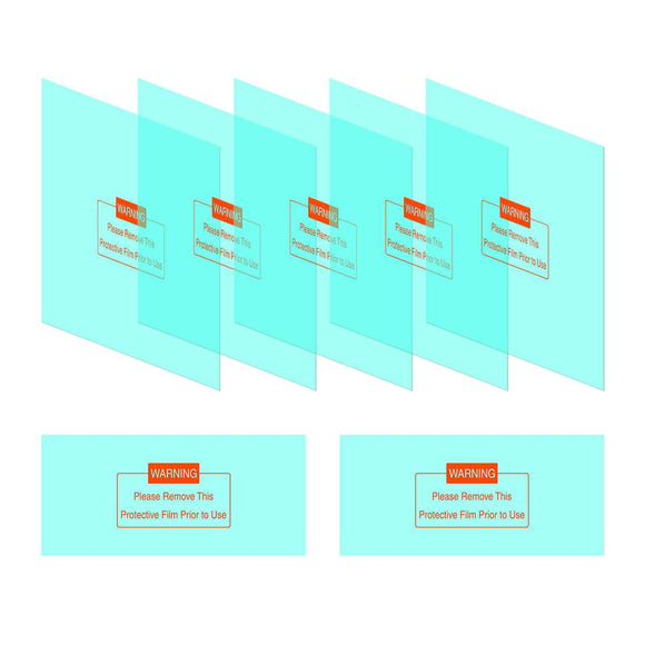 JP05-L500A 7-Pack L500A Series Welding Helmet Transparent Replacement Lens