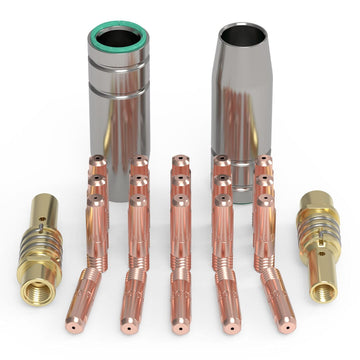 LBT150-24PCS 24Pcs Spool Gun Consumables Kit for LBT150 MIG Welding Gun