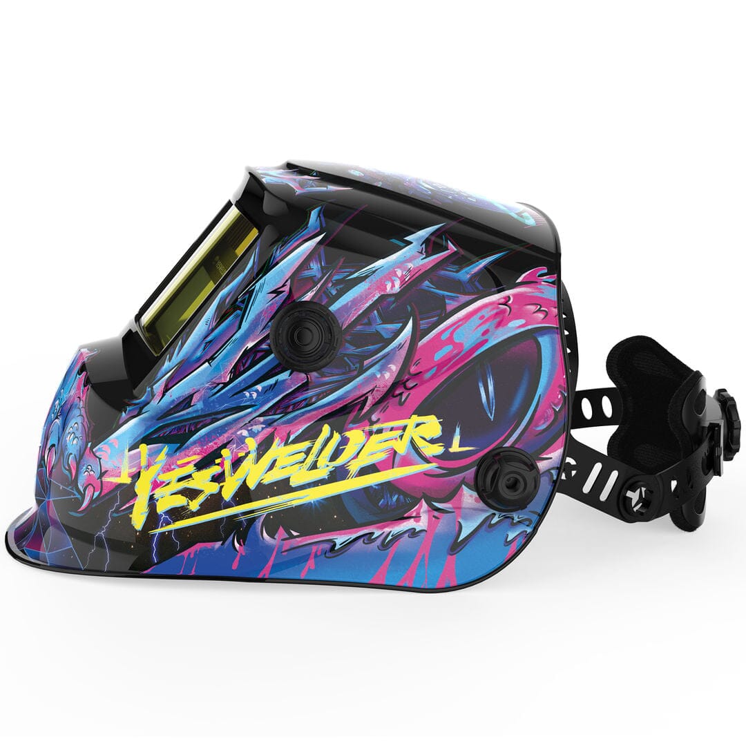 LYG-L600A-CP Cyberpunk Customize Graphic Auto-Darkening Welding Helmet