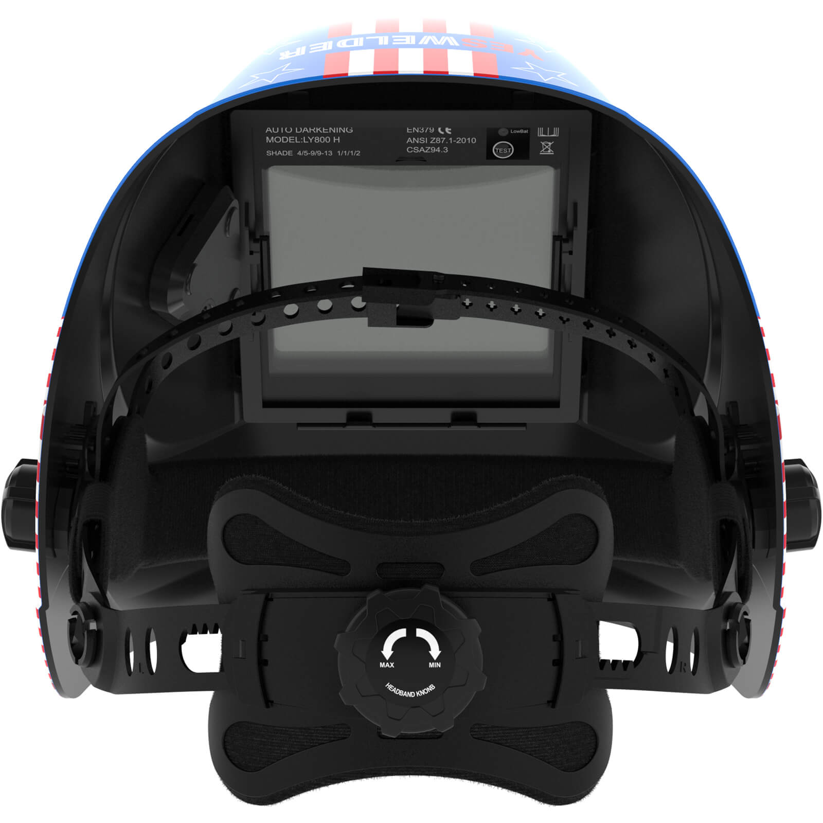LYG-M800H-B Large View Auto Darkening Welding Helmet