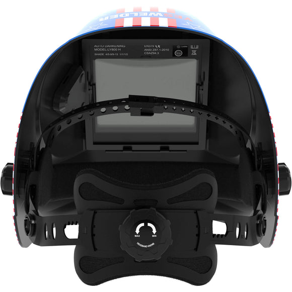 LYG-M800H-B Large View Auto Darkening Welding Helmet