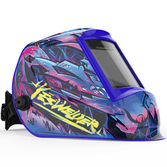 LYG-M800H-CP Cyberpunk Customize Graphic Auto-Darkening Welding Helmet