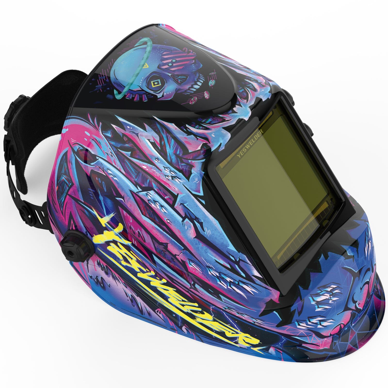 LYG-M800H-CP Cyberpunk Customize Graphic Auto-Darkening Welding Helmet