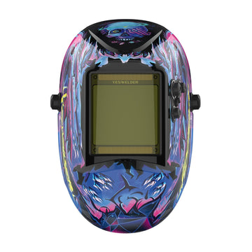 LYG-M800H-CP Cyberpunk Customize Graphic Auto-Darkening Welding Helmet - 0
