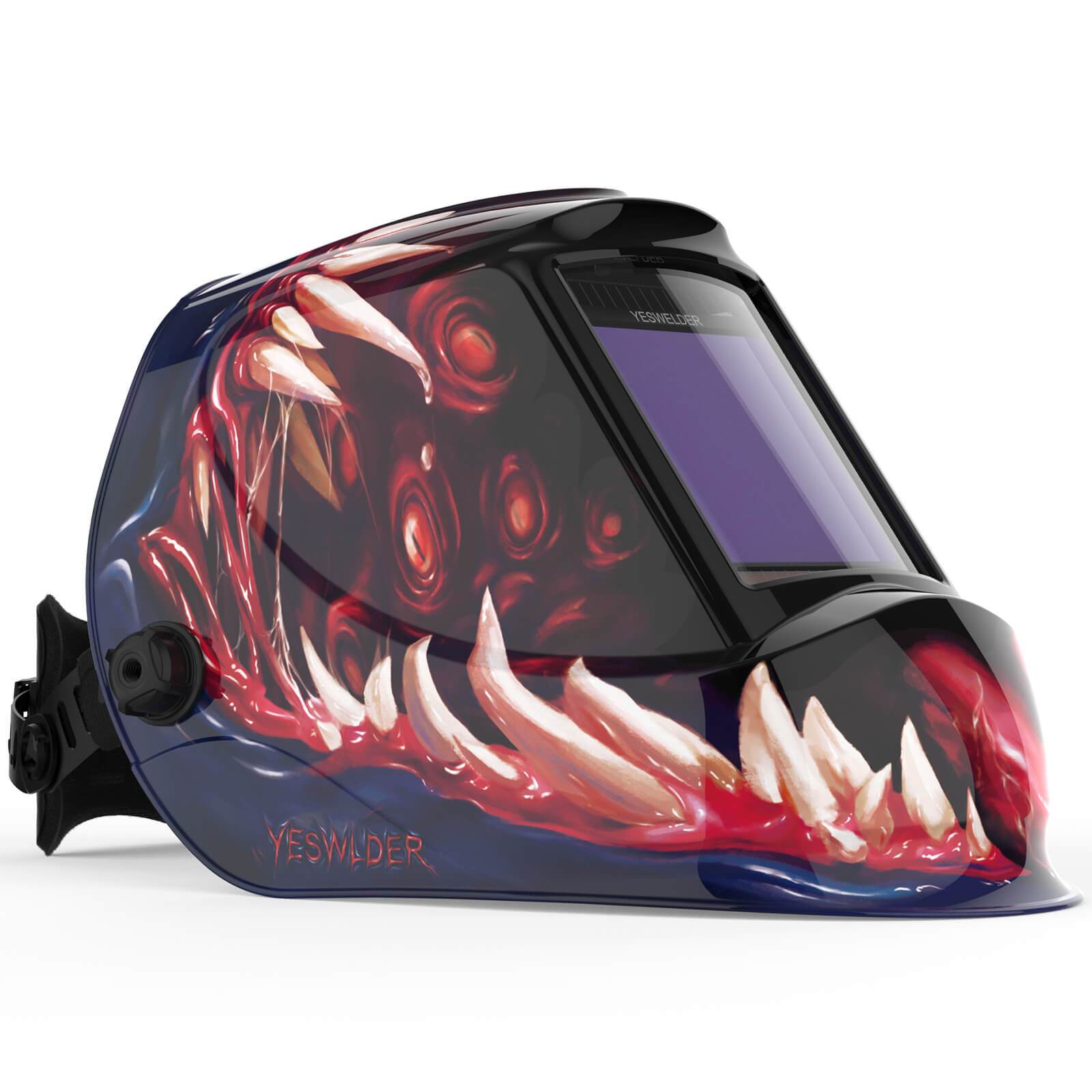 LYG-M800H-VM Venom Customize Graphic Auto-Darkening Welding Helmet