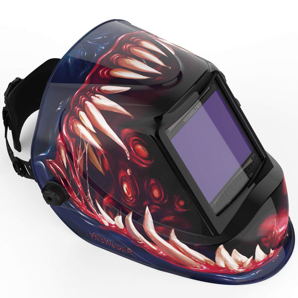 LYG-M800H-VM Venom Customize Graphic Auto-Darkening Welding Helmet