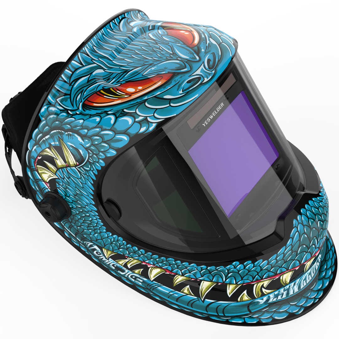 LYG-Q800D-SK Ellie J Customize Monster Graphic Auto-Darkening Welding Helmet