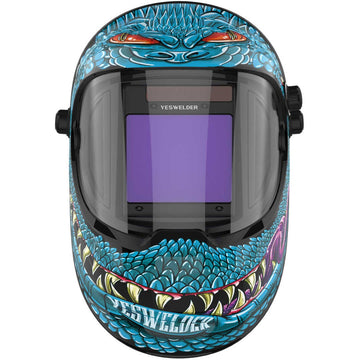 LYG-Q800D-SK Ellie J Customize Monster Graphic Auto-Darkening Welding Helmet - 0