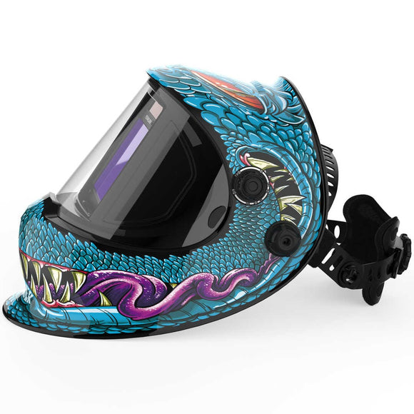 LYG-Q800D-SK Ellie J Customize Monster Graphic Auto-Darkening Welding Helmet