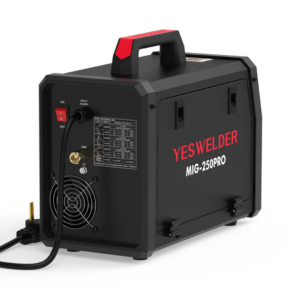 MIG-250PRO-DG 220V MIG Welder with Pulse Function, Digital Screen, and Spool Gun Compatibility