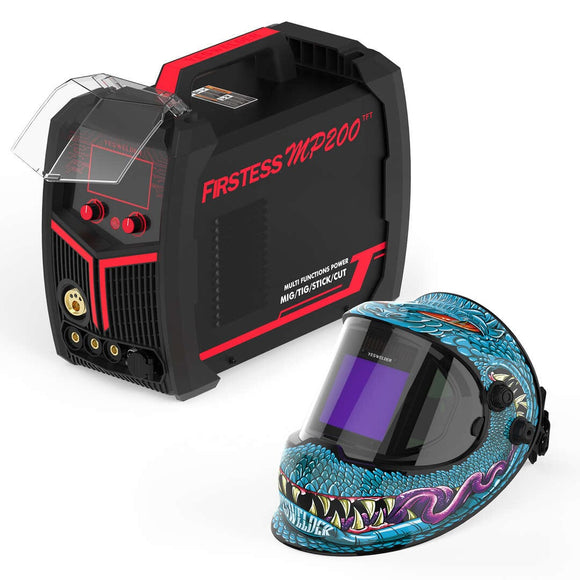 LYG-Q800D-SK Ellie J Customize Monster Graphic Auto-Darkening Welding Helmet