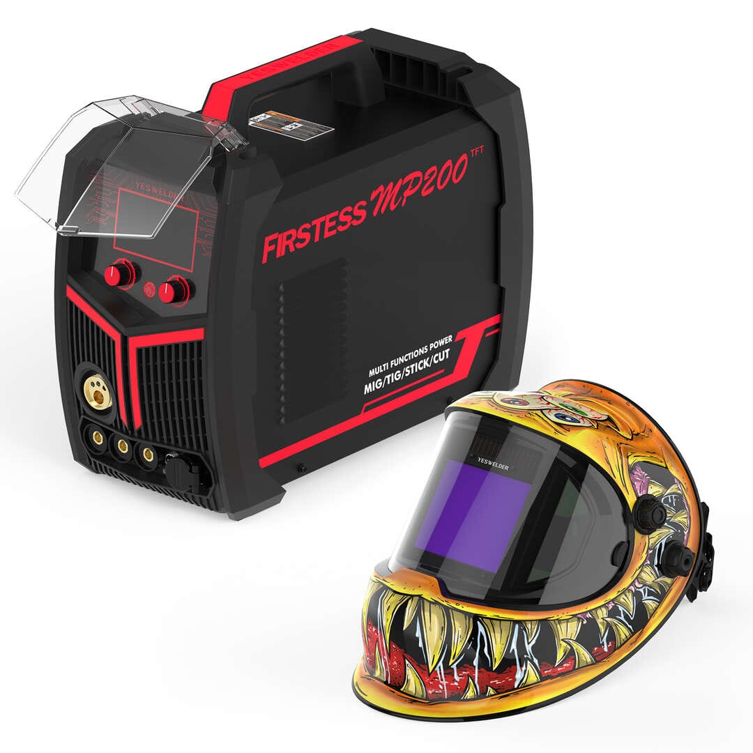 LYG-Q800D-YM Larry Customize Monster Graphic Auto-Darkening Welding Helmet