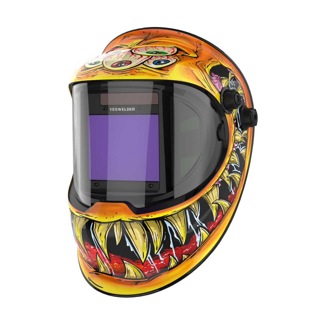 LYG-Q800D-YM Larry Customize Monster Graphic Auto-Darkening Welding Helmet