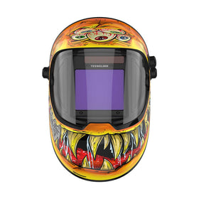 LYG-Q800D-YM Larry Customize Monster Graphic Auto-Darkening Welding Helmet - 0