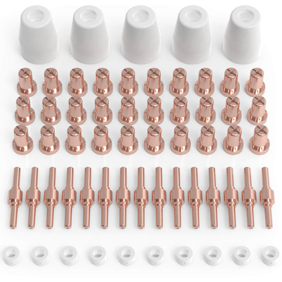 PT31-60PCS 60 Pcs PT31 Plasma Cutting Torch Comsumables