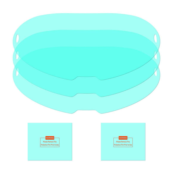 JP02-Q800D 5-Pack Q800D Series Welding Helmet Transparent Replacement Lens