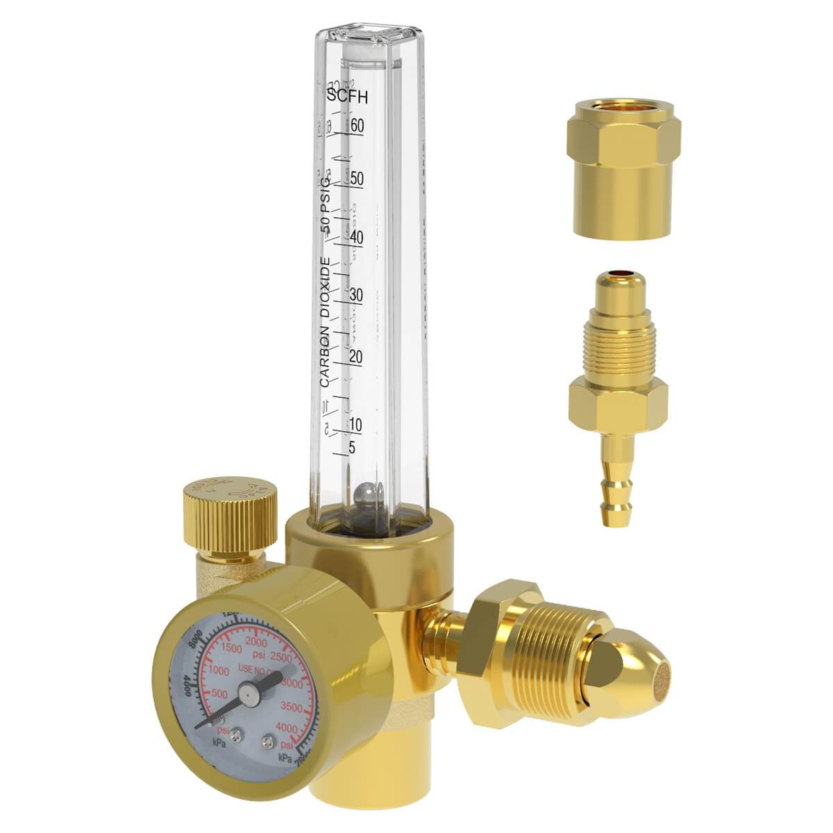QB01 Argon/CO2 Welding Flow Meter Gas Regulator