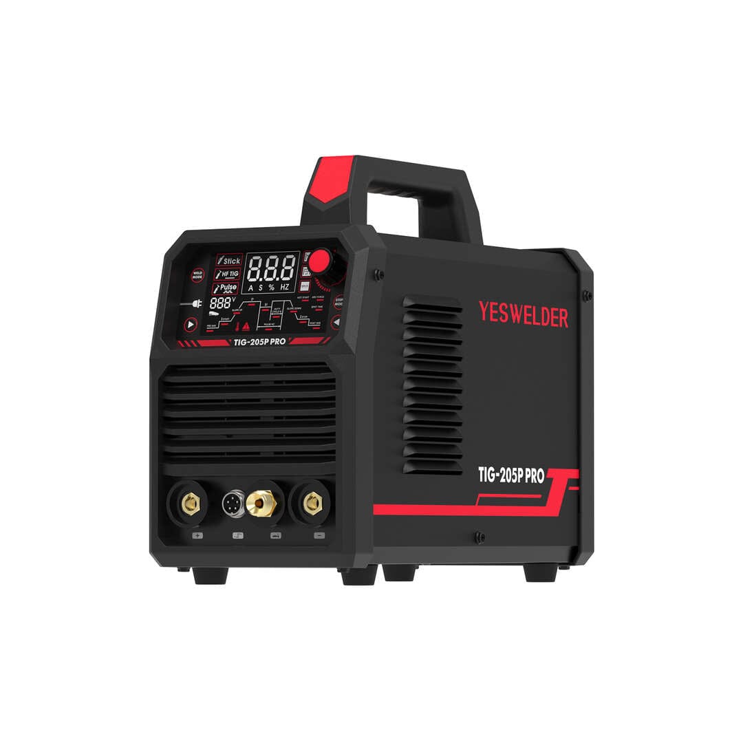 TIG-205P-PRO Pulse TIG Welder Stick/DC TIG/Pulse TIG 3 In 1 TIG Welder