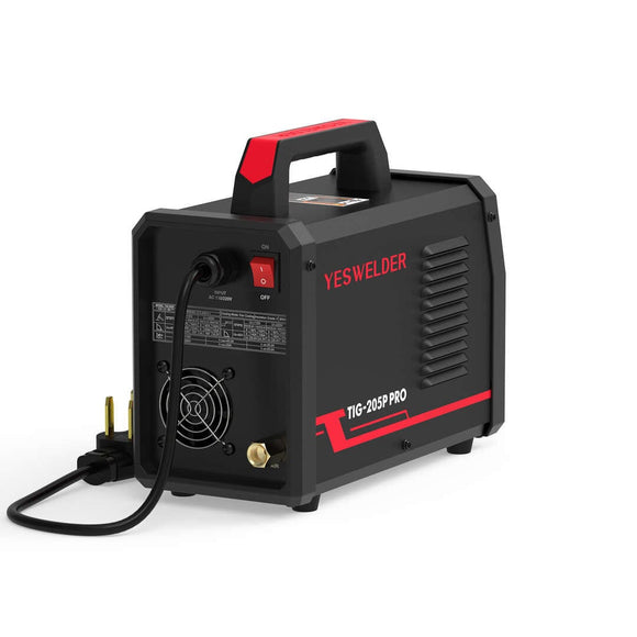 TIG-205P-PRO Pulse TIG Welder Stick/DC TIG/Pulse TIG 3 In 1 TIG Welder