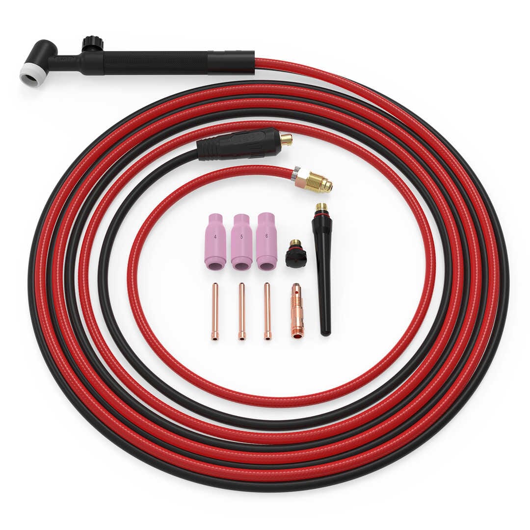 WP-17V-10 Air Cooled Valve Controled Lift TIG Welding Torch - 0