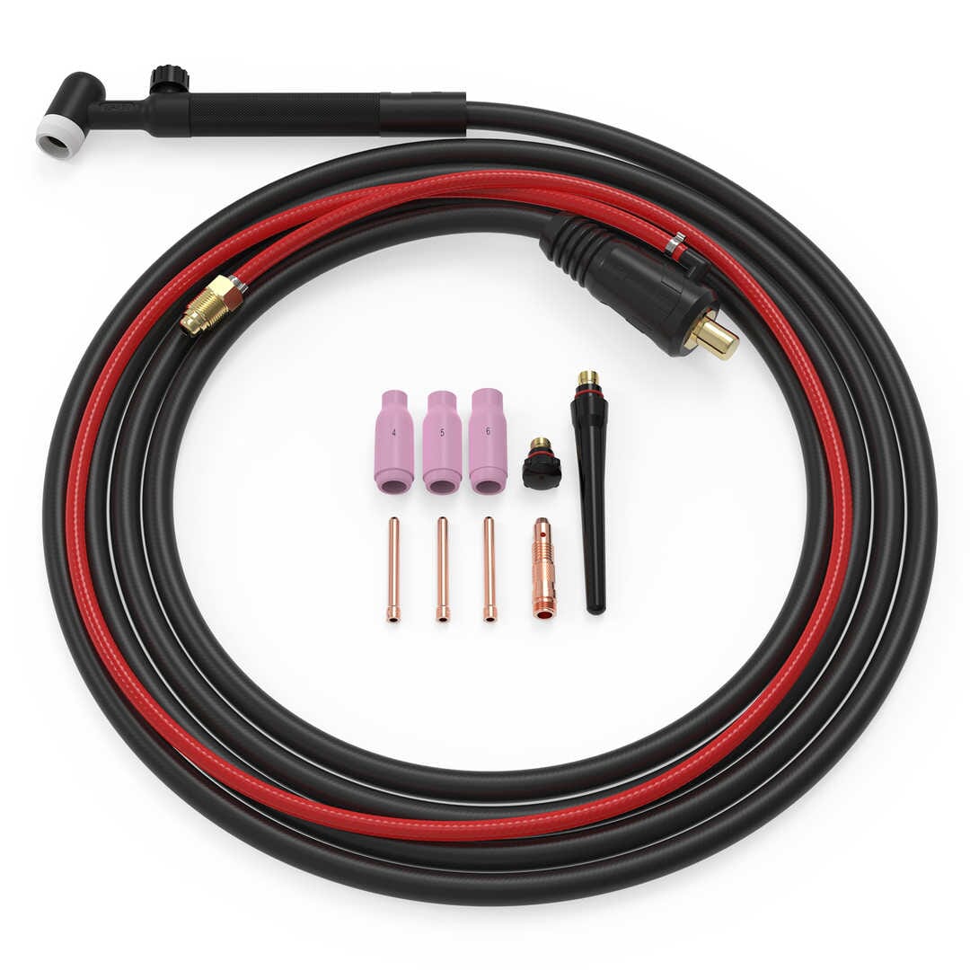 WP-17V-35 Air Cooled Valve Controlled Lift TIG Welding Torch - 0