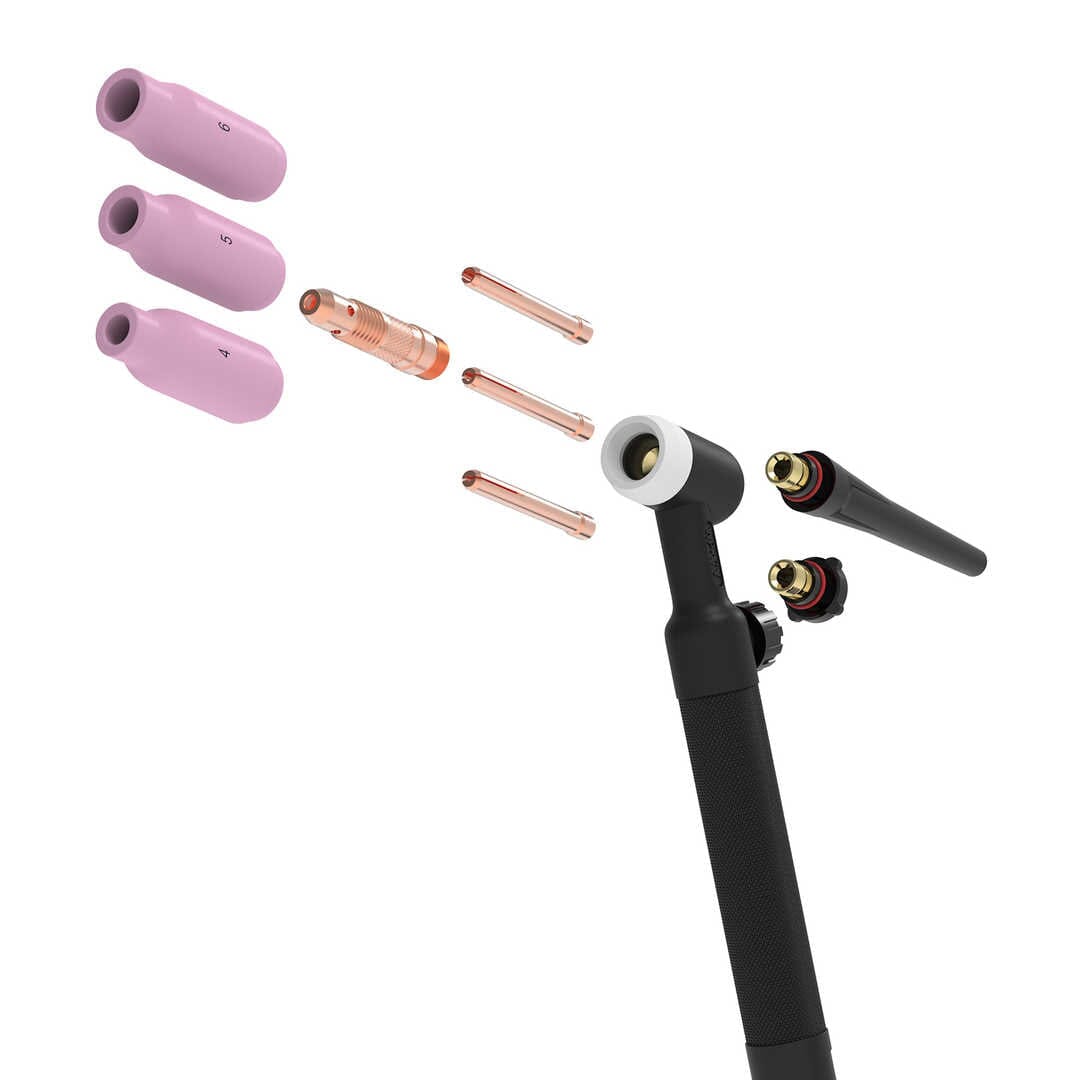WP-17V-35 Air Cooled Valve Controlled Lift TIG Welding Torch