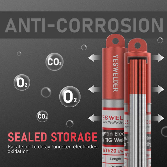 WT20 Series 2% Thoriated TIG Welding Tungsten Electrode
