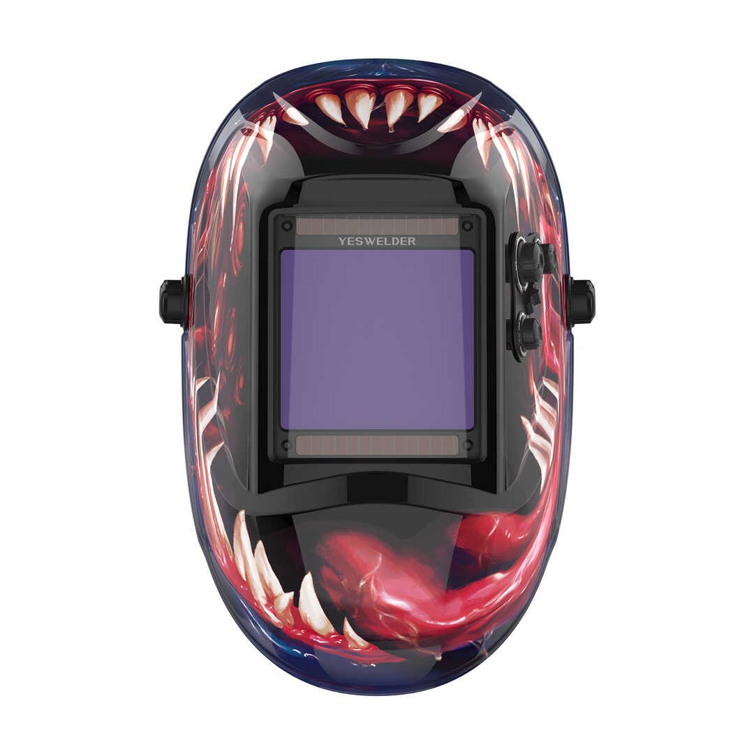 LYG-M800H-VM Venom Customize Graphic Auto-Darkening Welding Helmet - 0