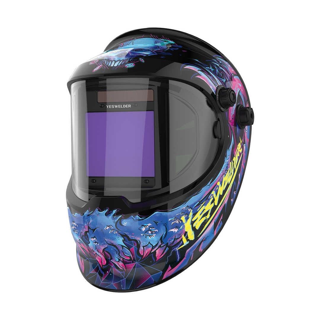 LYG-Q800D-CP Cyberpunk Customize Graphic Auto-Darkening Welding Helmet
