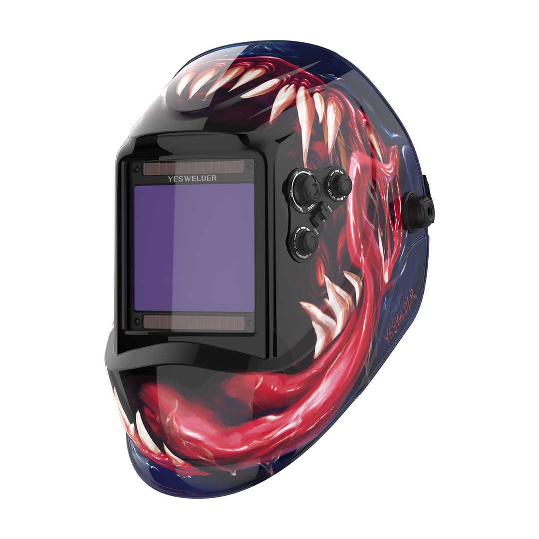 LYG-M800H-VM Venom Customize Graphic Auto-Darkening Welding Helmet