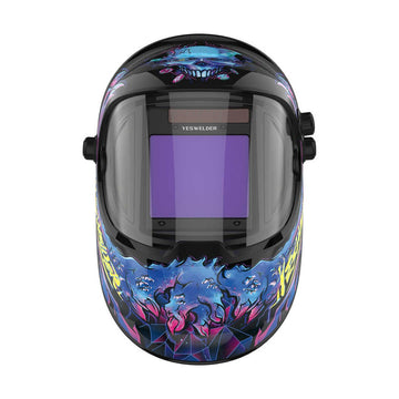 LYG-Q800D-CP Cyberpunk Customize Graphic Auto-Darkening Welding Helmet - 0