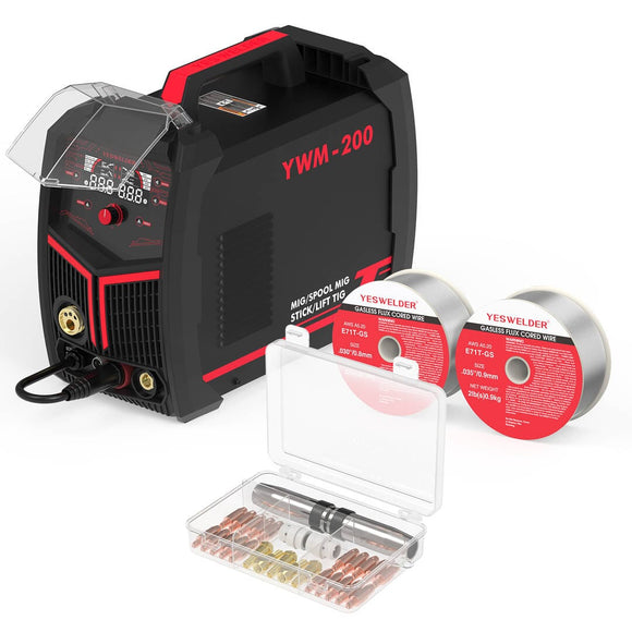 YWM-200 4-in-1 Multi-Process Aluminum MIG Welder